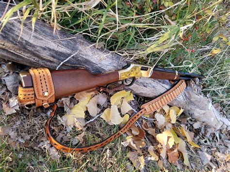 Leather No Drill Harnessed Slings are made to fit specific rifle models. . Henry rifle leather accessories